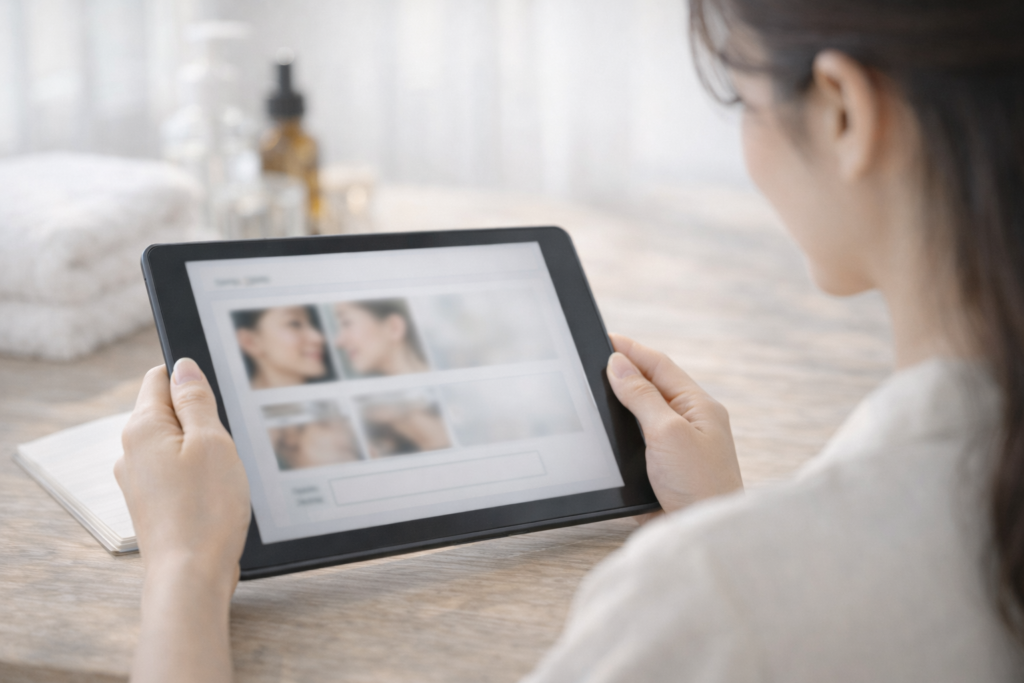 エステサロンで管理する主なカルテ情報