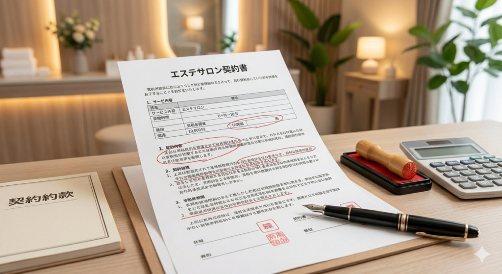 エステサロン契約書に必ず記載すべき内容