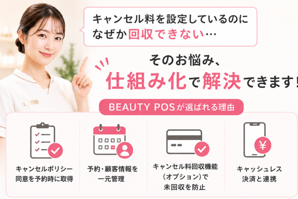 なぜ美容サロンのキャンセル料は回収できないのか